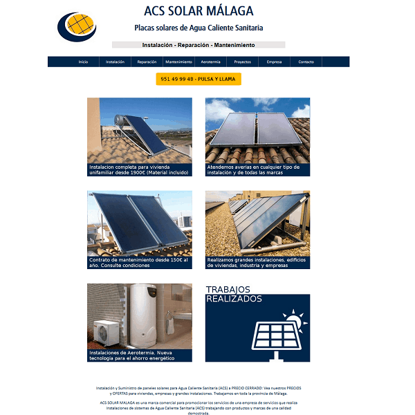 portada web servicio placas solares en malaga